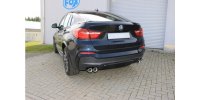 FOX Endschalldämpfer quer Ausgang rechts/links - 2x90 Typ 17 rechts/links - BMW X4 F26