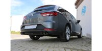 FOX Endschalldämpfer 2x90 Typ 25 - Seat Leon 5F ST (starre Hinterachse)