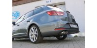 FOX Endschalldämpfer 2x90 Typ 25 - Seat Leon 5F ST (starre Hinterachse)
