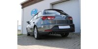 FOX Endschalldämpfer 2x90 Typ 25 - Seat Leon 5F ST (starre Hinterachse)