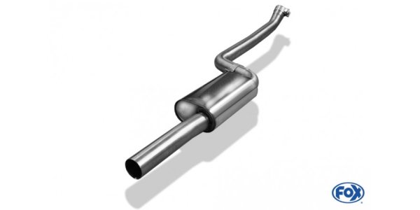 FOX front silencer - BMW F30/F31 316i