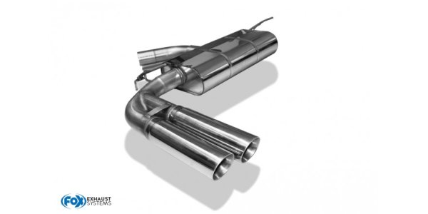 FOX final silencer - 2x80 Typ 25 - Audi A3 8V Limousine (w/o S-Line)