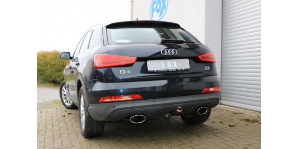 FOX Endschalldämpfer Ausgang rechts/links - 160x90 Typ 38 rechts/links - Audi Q3 quattro (Diesel)