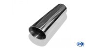FOX welding tailpipe Typ 25 Ø 80 mm / length: 300 mm - around / unrolled up / beveled / with Type-B inserts