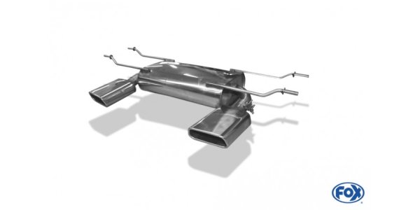 FOX Endschalldämpfer quer Ausgang rechts/links - 1x145x65 Typ 59 rechts/links - Mazda MX-5 ND