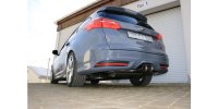 FOX Endschalldämpfer - 2x100 Typ 25 mittig - Ford Focus III ST Turnier Diesel