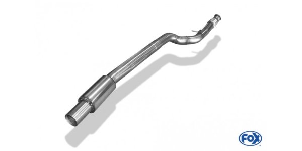 FOX front silencer incl. flex piece 2-piece - BMW F32/F33/F36 435i M-Package