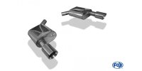 FOX final silencer right/left - 1x100 Typ 25 right/left - Audi A6 4G 3,0 TFSI