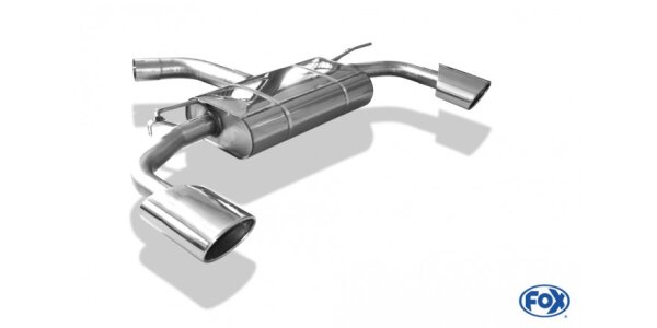 FOX Final Silencer exit 140x90 Typ 44 - Audi A3 8V Sportback