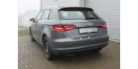 FOX Endschalldämpfer einseitig - 2x80 Typ 25 - Audi A3 8V Sportback