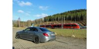 FOX Endschalldämpfer inkl. Abgasklappen - Endrohre sitzen in der originalen Stoßstange - Mercedes C-Klasse 205 AMG C63 S