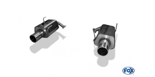 FOX final silencer right/left - 1x114 Typ 12 right/left - Subaru Forester SJ