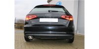 FOX final silencer one-sided - 160x90 Typ 38 - Audi A3 8V Sportback