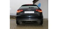 FOX Final Silencer exit 2x88x74 Typ 32 - Audi A3 8V Sportback