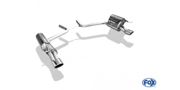 FOX Final Silencer 115x85 Typ 32 - Mercedes E-Class W211 Limousine