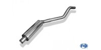 FOX front silencer - Opel Astra F