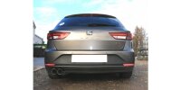 FOX Endschalldämpfer 2x90 Typ 25 - Seat Leon 5F ST (starre Hinterachse)