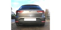 FOX Endschalldämpfer - 2x90 Typ 25 - Seat Leon 5F ST (starre Hinterachse)