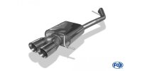 FOX final silencer - 2x90 Typ 25 - Seat Leon 5F ST (rigid rear axle)