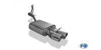 FOX final silencer - 2x90 Typ 16 - Seat Leon 5F ST (rigid rear axle)