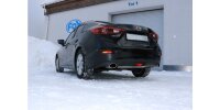 FOX Endschalldämpfer quer rechts/links - 115x85 Typ 38 rechts/links - Mazda 3 BM Stufenheck