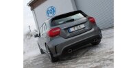 FOX Final Silencer across exit 115x85 Typ 32 - Mercedes A-Class W176 AMG Package