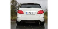 FOX final silencer across exit right/left - 140x90 Typ 32 right/left - Mercedes B-Class 246