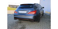 FOX Endschalldämpfer quer Ausgang rechts/links - 2x80 Typ 12 rechts/links - Mercedes CLA C117/X117 (FWD)