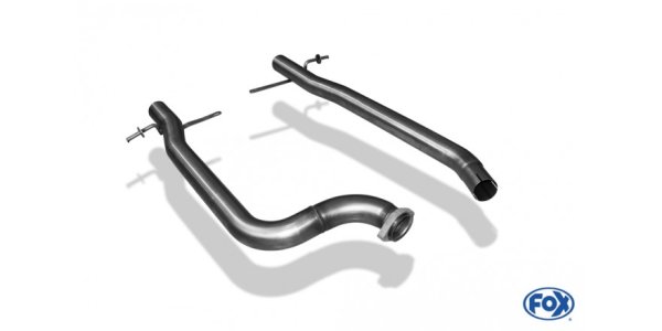 FOX front silencer replacement pipe right/left Ø63,5mm - Mercedes S-Class W220