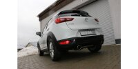 FOX Endschalldämpfer quer 1x100 Typ 16 - Mazda CX3 Benzin DK (AWD)