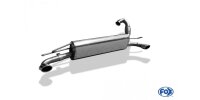 FOX Final Silencer across exit incl. flex piece - 86x54 Typ 32 - Smart Forfour 453