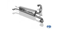 FOX Final Silencer across exit incl. flex piece - 86x54 Typ 32 - Smart Forfour 453