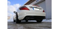 FOX Endschalldämpfer 2x76 Typ 16 - Mercedes SLK 172 AMG Line