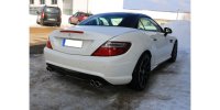 FOX Endschalldämpfer rechts/links - 2x76 Typ 16 rechts/links - Mercedes SLK 172 AMG Line