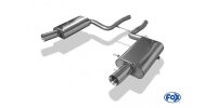 FOX Endschalldämpfer 1x100 Typ 24 - Audi S4 B6 Cabrio