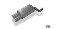 FOX final silencer Ø70mm - 2x115x85 Typ 44 - Only for models with standard plug connection! (no flange!) - Mercedes SL R129