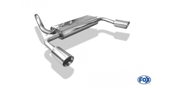 FOX Final Silencer exit 1x100 Typ 25 - Ford Focus III Turnier Ecoboost