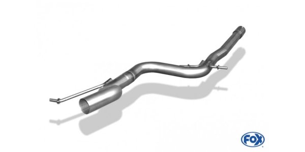 FOX front silencer replacement pipe - VW Jetta VI (ESD one-sided)