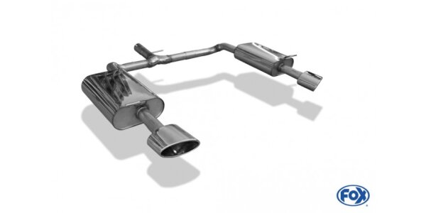 FOX Endschalldämpfer 160x90 Typ 38 - Hyundai i40 CW