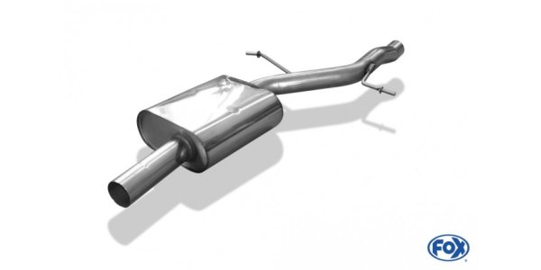 FOX middle silencer - Audi A4 B8 / A5 8T 2,0L (FWD)