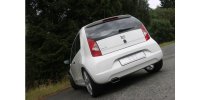 FOX tailpipe system left fits to original or FOX-final silencer - 145x60 Typ 59 left - Seat Mii / Skoda Citigo / VW up!