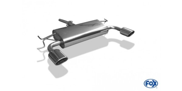 FOX Endschalldämpfer quer 115x85 Typ 32 - Hyundai Tucson 2,0L JM