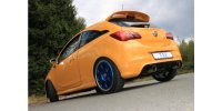 FOX final silencer across exit right/left - 1x100 Typ 25 right/left - Opel Corsa E OPC