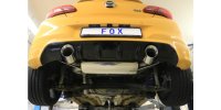 FOX final silencer across exit right/left - 1x100 Typ 25 right/left - Opel Corsa E OPC