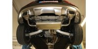 FOX Final Silencer across exit 1x50mm exit in original tailpipes - Mercedes GLA X156 4-matic