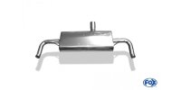 FOX Final Silencer across exit 1x50mm exit in original tailpipes - Mercedes GLA X156 4-matic