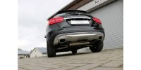 FOX final silencer across exit right/left - 1x50mm right/left exit in original tailpipes - Mercedes GLA X156 4-matic