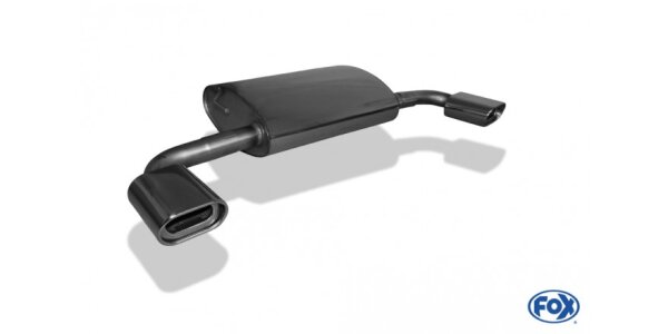 FOX Endschalldämpfer quer 135x80 Typ 53 - 06+ Citroen C-Crosser