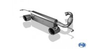 FOX final silencer across exit incl. flex piece - 1x100...