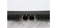 FOX final silencer center exit - 2x80 Typ 14 - Smart Fortwo Coupe 451 with Brabus bumper